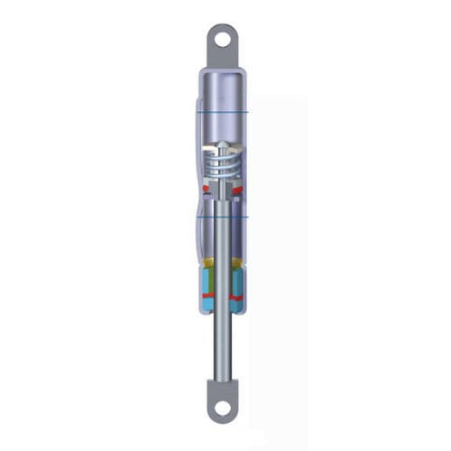 Ressort à gaz avec amortissement dynamique - INTER-STOP - STABILUS