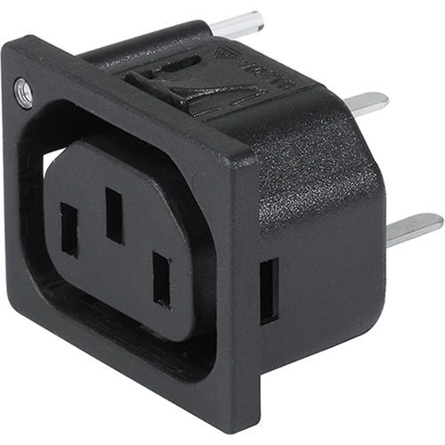 Fiche électrique à montage sur tableau - 6600-5 series - SCHURTER - IP20 / IEC