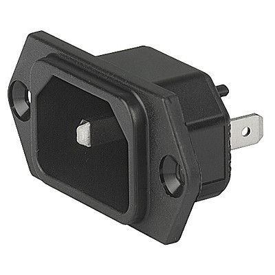 Prise électrique à montage sur tableau - 6102-3 - SCHURTER - IP54 / IP40 / 2 pôles