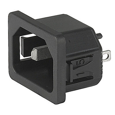 Prise électrique à montage sur tableau - 6102-5 - SCHURTER - IP54 / IP30 / 2 pôles