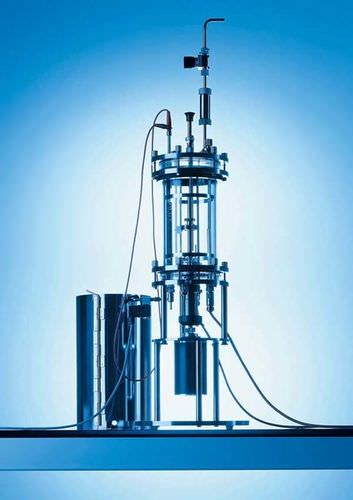 Bioréacteur / fermenteur de laboratoire - 2.4 - 3.7 l | KLF - Bioengineering, Inc. - à usage unique / de paillasse / combiné
