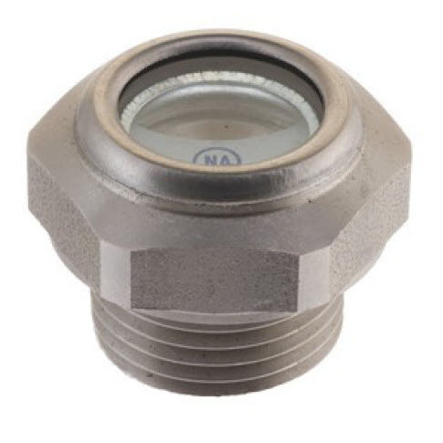 Hublot d'observation en acier inoxydable - 38D.I - NOSTRALI - pour applications industrielles / pour indicateur de niveau / pour réseau basse pression
