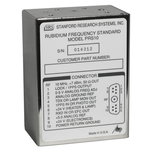 Oscillateur à quartz - PRS10 - Stanford Research Systems - électronique / avec connecteur / à cristal de Rubidium