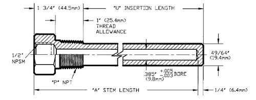 Doigt de gant à visser - TEL-TRU - Tel-Tru Manufacturing - en acier inoxydable