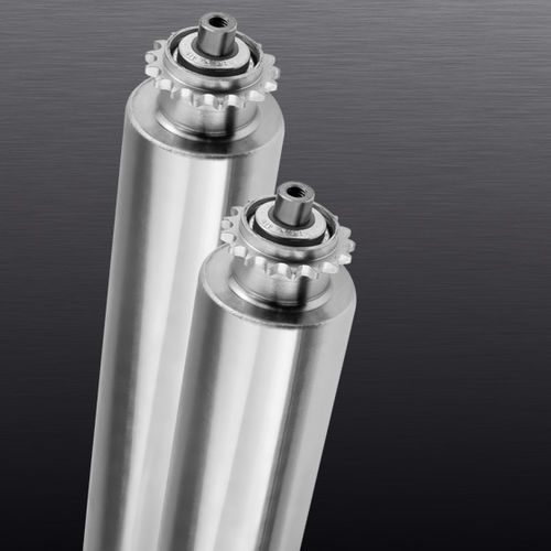 Rouleau de convoyeur à entraînement par chaîne - SIGMA 1R-1RD - roll-ven spa - en PVC / en inox / pour charges lourdes
