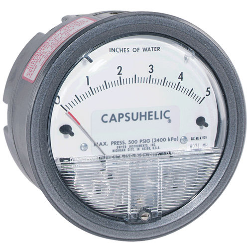 Manomètre différentiel - Capsuhelic® 4 series - DWYER - à cadran / fileté / NPT 1/4
