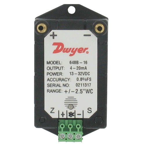 Transmetteur de pression différentielle - 648 series - DWYER - à membrane / thermique / 4-20 mA