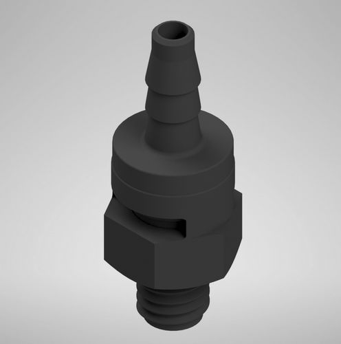 Raccord pour produits chimiques - F3150 series - AIR Logic - pneumatique / à visser / cannelé