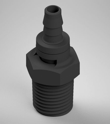 Raccord pneumatique - F3350 series - AIR Logic - à visser / cannelé / en nylon