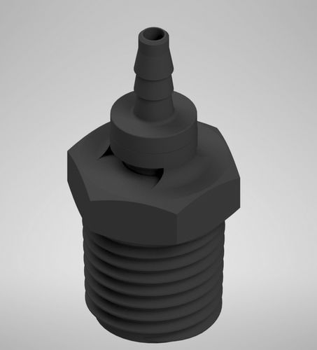 Raccord pneumatique - F33508 series - AIR Logic - fileté / cannelé / en silicone