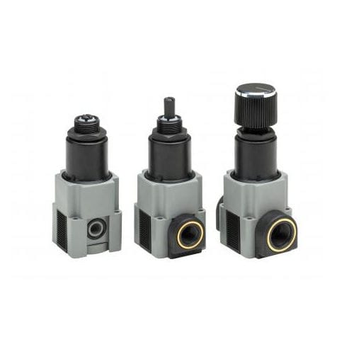 Régulateur de pression avec détente - R4100 series - AIR Logic - à membrane / mono-étagé / industriel