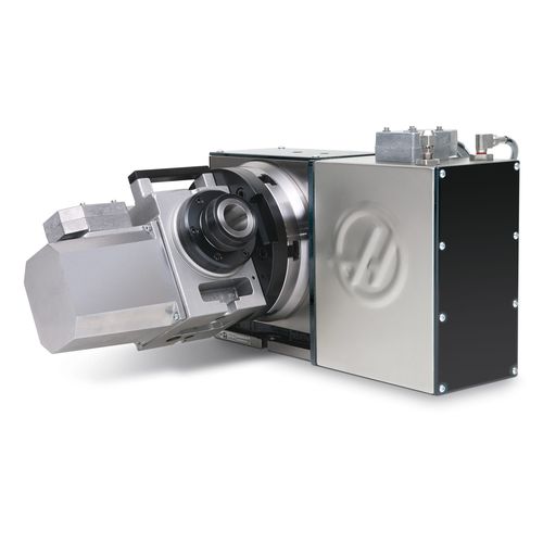 Table rotative entraînée par moteur - T5C - Haas Automation - basculante / pour l'usinage de matériaux / à 5 axes