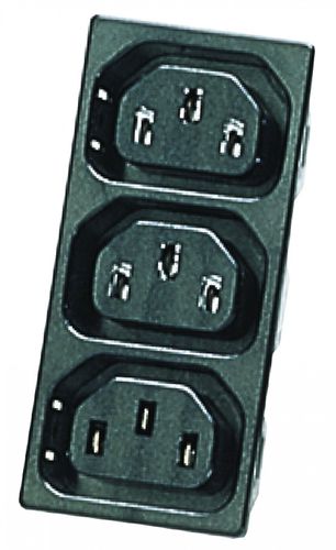 Connecteur d'alimentation électrique - 045 - 3 - COMESTERO SISTEMI - hexagonal / en T / femelle
