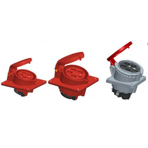 Fiche électrique industrielle - CSP-44A - COMESTERO SISTEMI - encastrée / IP44