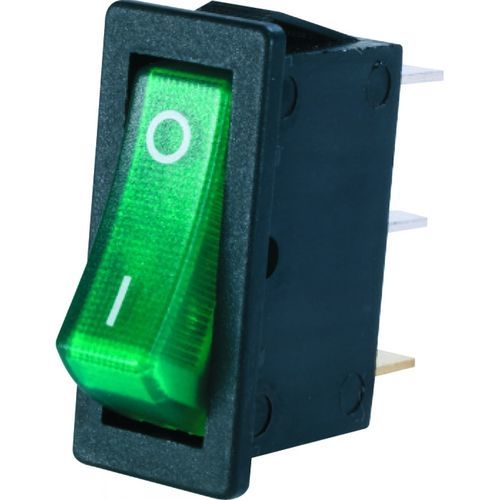 Interrupteur à bascule - 44 - COMESTERO SISTEMI - unipolaire / lumineux / à LED verte