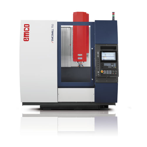 Fraiseuse CNC 3-4 axes - EMCOMILL 750 - EMCO GmbH - verticale / à table mobile / BT 40