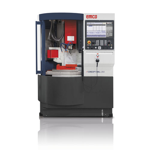 Fraiseuse CNC 3-4 axes - CONCEPT MILL 260 - EMCO GmbH - verticale / à table rotative / SK30