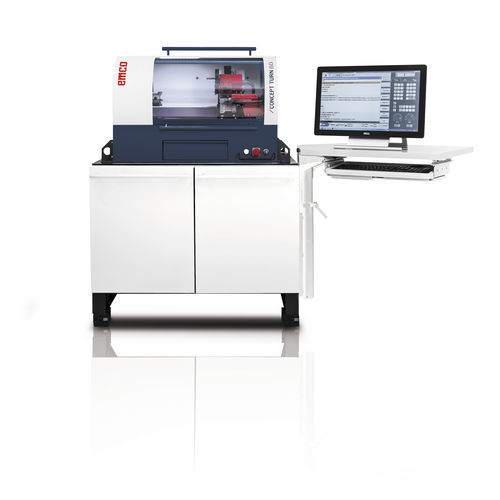 Machine de tournage CNC - CONCEPT TURN 60 - EMCO GmbH - 2 axes / à banc plat / 8 outils