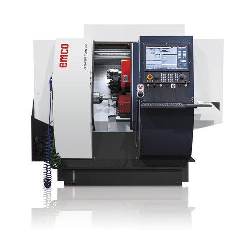 Machine de tournage CNC - CONCEPT TURN 460 - EMCO GmbH - 2 axes / à banc incliné / 12 outils