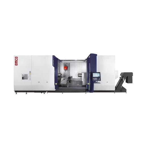 Centre de tournage-fraisage CNC - HYPERTURN 100 POWERMILL - EMCO GmbH - horizontal / 5 axes / à broche