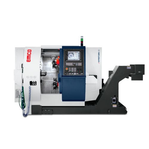 Centre de tournage CNC - HYPERTURN 45 - EMCO GmbH - 3 axes / à deux broches / VDI 25