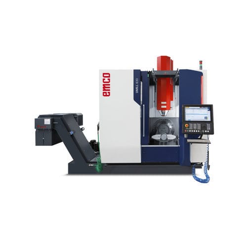 Centre d'usinage CNC 5 axes - UMILL 630 - EMCO GmbH - universel / avec table rotative / 60 outils