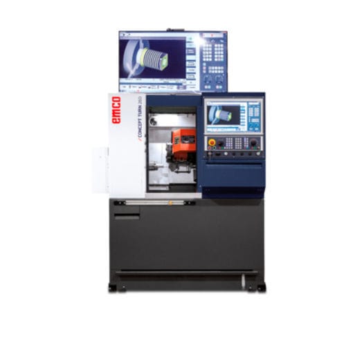 Machine de tournage CNC - CONCEPT TURN 260 - EMCO GmbH - 2 axes / à banc incliné / 12 outils