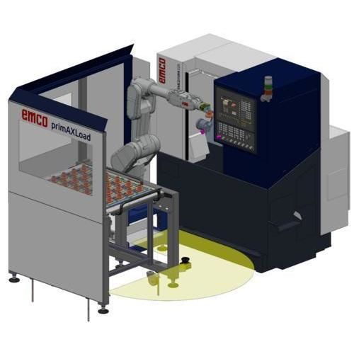 Chargeur intégré pour machines-outils - PRIMAXLOAD-TURN - EMCO GmbH