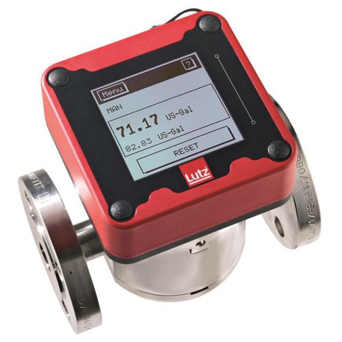 Débitmètre à pignons ovales - HDO 500 Niro/Niro - Lutz Pumpen GmbH | Lutz-Jesco GmbH - volumique / pour huile / pour produits chimiques