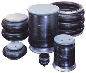 Support antivibratoire cylindrique - Firestone Industrial - en élastomère / à ressort à air