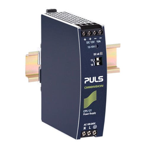 Alimentation électrique sur rail DIN - CP5.121 - PULS GmbH - AC/DC / ajustable / monophasée