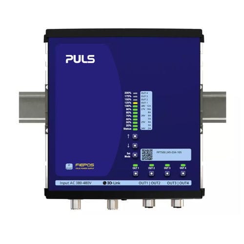 Alimentation électrique sur rail DIN - FPT500.245-034-105 - PULS GmbH - AC/DC / à sorties multiples / ajustable