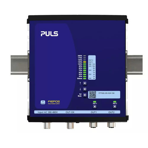 Alimentation électrique sur rail DIN - FPT500.245-034-106 - PULS GmbH - AC/DC / à deux sorties / ajustable