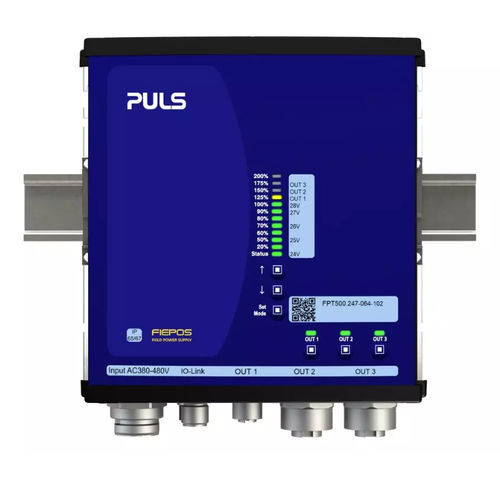 Alimentation électrique sur rail DIN - FPT500.247-064-102 - PULS GmbH - AC/DC / à deux sorties / ajustable