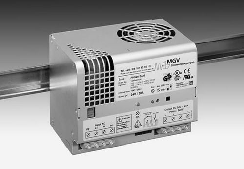 Alimentation électrique sur rail DIN - PH520-2420A - MGV - AC/DC / à sortie simple / ajustable