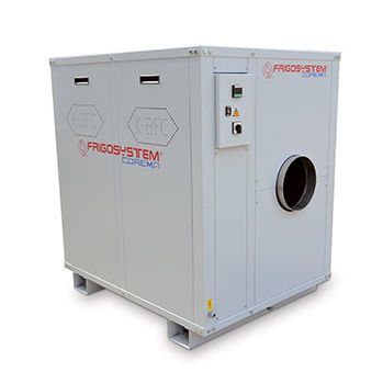 Échangeur de chaleur à tube spiralé - KBFC - Frigosystem S.r.l. - air/eau / en acier inoxydable / pour réfrigération