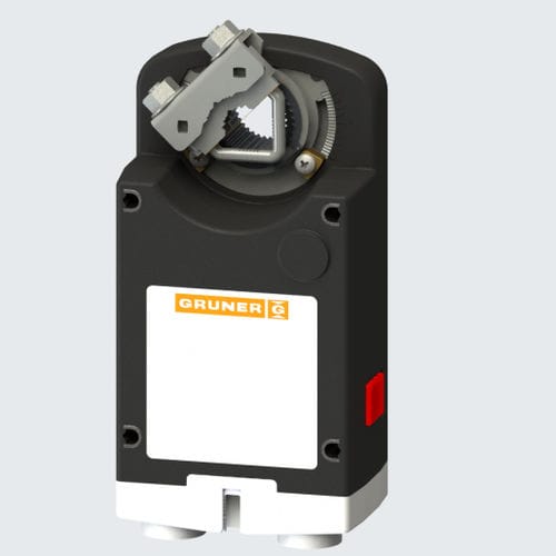 Actionneur de registre électrique - 363-230-20 - GRUNER - rotatif / pour installation de ventilation / DC