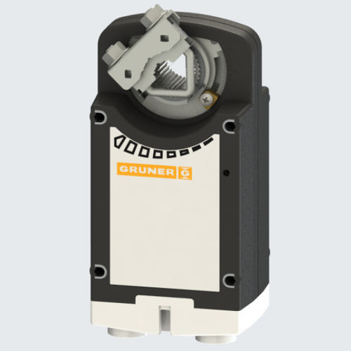 Actionneur de registre électrique - UL-360S-230-090-S2/RE25 - GRUNER - rotatif / IP54 / pour protection contre le feu et les fumées