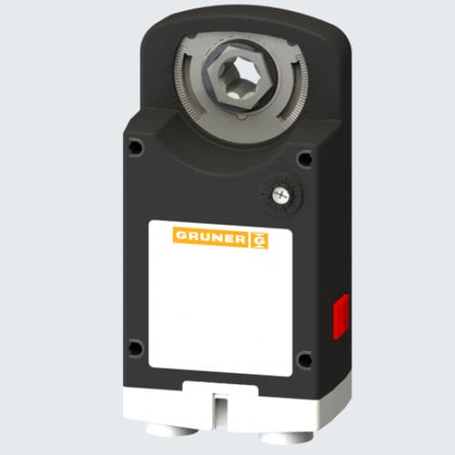Actionneur de registre électrique - 363-024-60-S2/8F14  - GRUNER - rotatif / IP54 / pour installation de ventilation
