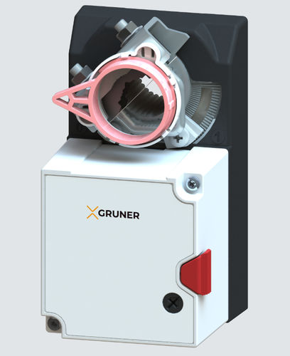 Actionneur de registre électrique - 227-024-10 - GRUNER - rotatif / IP54 / compact
