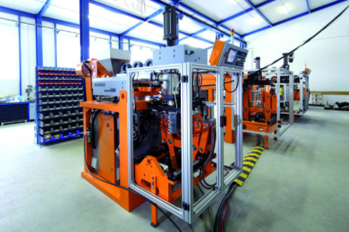 Extrudeuse-souffleuse - GM 2000 series - GDK spol. s.r.o. - à station double / automatique / électrique