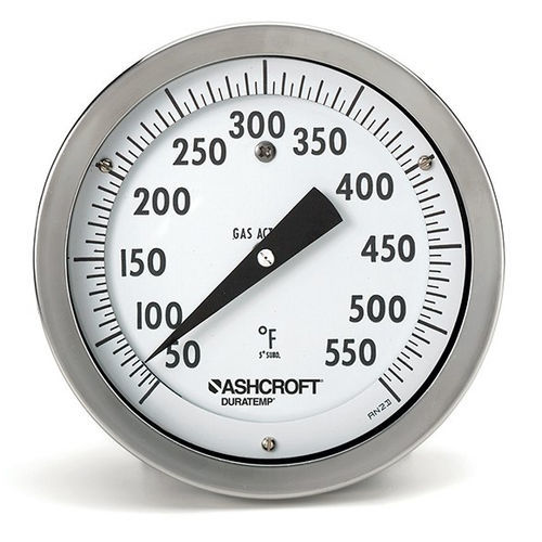 Thermomètre à dilatation de gaz - C-600 series - ASHCROFT - à cadran / °F / résistant aux produits chimiques