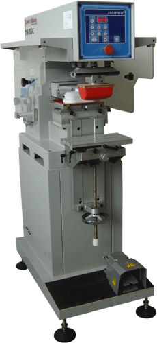 Machine de tampographie à encrier fermé - TM 85 C oval - Media Service Grulms