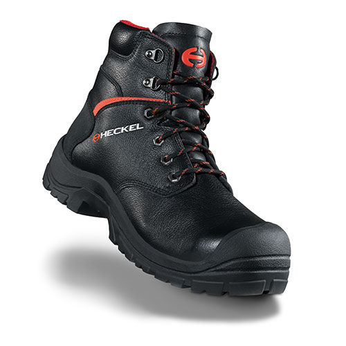 Chaussures de sécurité étanche - 62803 - HECKEL - antichaleur / en fleur de bovin / en caoutchouc