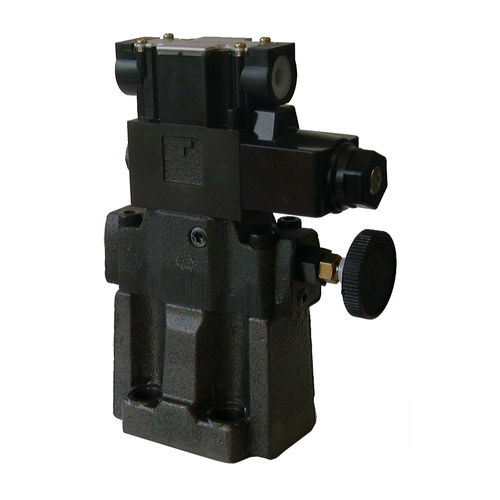 Soupape de décharge à commande assistée - S-BSG series  - YUKEN Europe Ltd. - faible bruit / entraînée par solénoïde
