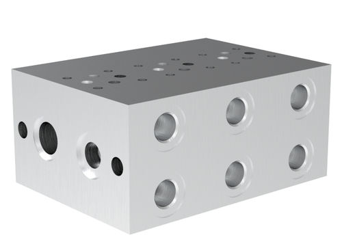 Plaque de bridage modulaire - PD04 series - ARGO-HYTOS - aluminium / rectangulaire / hydraulique