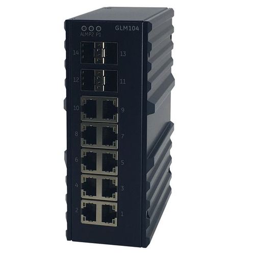 Commutateur Ethernet administrable - IC086GLM104 - Emerson - 14 ports / Gigabit Ethernet / ProfiNet