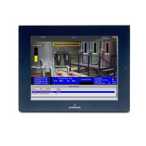 Terminal opérateur à écran tactile résistif - IC755CBS06RDA - Emerson - embarqué / ARM Cortex-A8 / compact