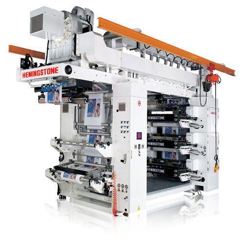 Presse flexographique stack - HM-806FP-OD/ 1006FP-OD/ 1206FP-OD/ 1406FP-OD/ 1606FP-OD - Hemingstone Machinery - à 6 couleurs / pour papier