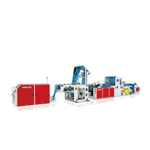 Machine de fabrication de sacs en plastique - HM-1000MSR+IL - Hemingstone Machinery - à usage intensif / automatique